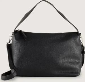 TOM TAILOR Damen TTLISSI Umhängetasche mit dezenter Logo-Prägung, schwarz, Uni, Gr. ONESIZE