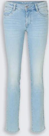 TOM TAILOR Damen TTLIVA STRAIGHT Jeans, blau, Uni, Gr. 28/32