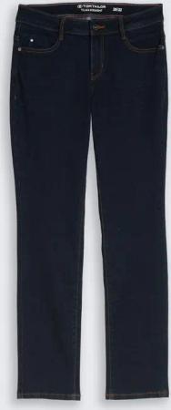 TOM TAILOR Damen TTLIVA STRAIGHT Jeans, blau, Uni, Gr. 34/30