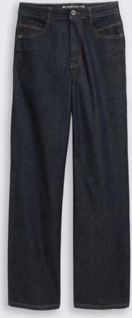 TOM TAILOR Damen TTMADINA WIDE Jeans, blau, Uni, Gr. 32/32
