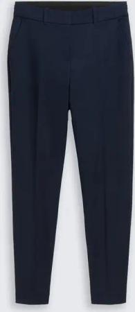 TOM TAILOR Damen TTMIA Slim Hose, blau, Uni, Gr. 38/30