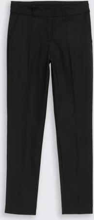 TOM TAILOR Damen TTMIA Slim Hose, schwarz, Uni, Gr. 46/30