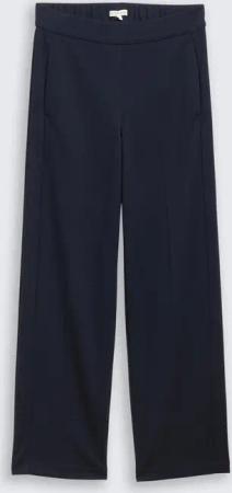 TOM TAILOR Damen TTMIA STRAIGHT Hose, blau, Uni, Gr. 40/32