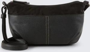 TOM TAILOR Damen TTMIHA Umhängetasche mit Material-Mix, schwarz, Uni, Gr. ONESIZE