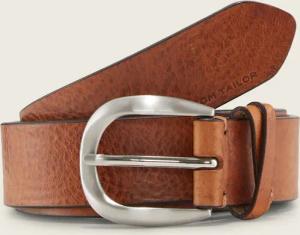 TOM TAILOR Damen TTNANCY Ledergürtel mit abgerundeter Dornschließe, braun, Uni, Gr. 100