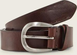 TOM TAILOR Damen TTNANCY Ledergürtel mit abgerundeter Dornschließe, braun, Uni, Gr. 80