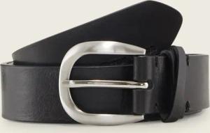 TOM TAILOR Damen TTNANCY Ledergürtel mit abgerundeter Dornschließe, schwarz, Uni, Gr. 90