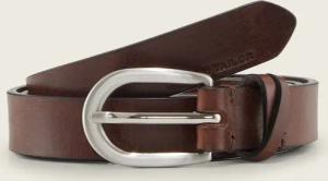 TOM TAILOR Damen TTNELLY Gürtel aus gegerbtem Leder, braun, Uni, Gr. 90