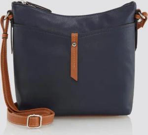 TOM TAILOR Damen TTNOVARA M Umhängetasche mit Außenfach, blau, Uni, Gr. ONESIZE