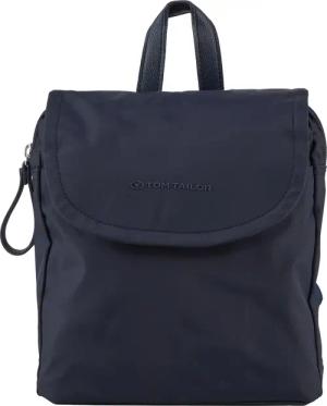 TOM TAILOR Damen TTSANSA M Rucksack mit Überschlag, blau, Uni, Gr. ONESIZE