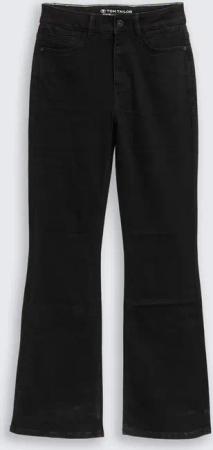 TOM TAILOR Damen TTSTELLA BOOTCUT Jeans mit Stretch, bunt, Uni, Gr. 30/34