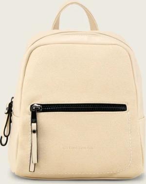 TOM TAILOR Damen TTTAMARA S Rucksack in Canvas-Optik, beige, Uni, Gr. ONESIZE
