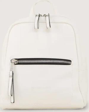 TOM TAILOR Damen TTTINNA Rucksack aus Lederimitat, weiß, Uni, Gr. ONESIZE