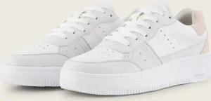 TOM TAILOR DENIM Damen Sneaker mit erhöhter Sohle, weiß, Uni, Gr. 36