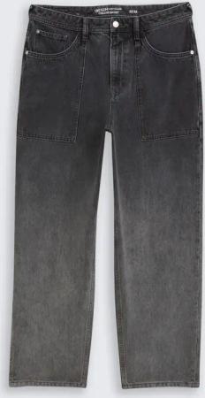 TOM TAILOR DENIM Herren TTELLIOT BAGGY Jeans, grau, Uni, Gr. 33/34