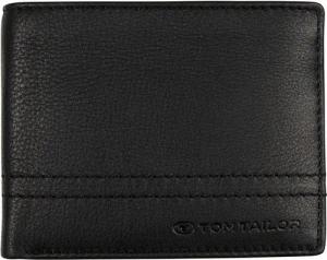 TOM TAILOR Geldbörse Jerrie, aus kernigem Rindsleder, mutlifunktional und mit umlaufender Ziernaht