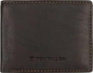 TOM TAILOR Geldbörse LARY, im Querformat aus echtem Leder