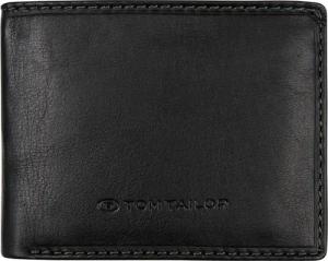 TOM TAILOR Geldbörse LARY, im Querformat aus echtem Leder