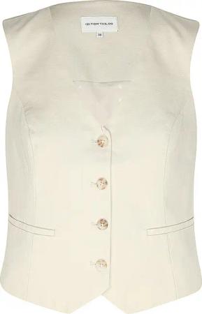 TOM TAILOR Gilet  creme | 36