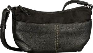 TOM TAILOR Handtasche "Miha" weiches Veloursimitat mit soft genarbtem Lederimitat und viel Platz