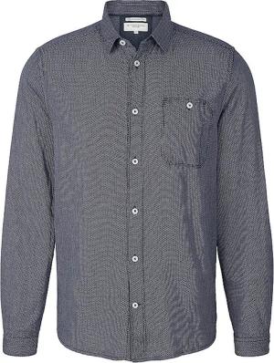 TOM TAILOR Hemd dunkelblau | S