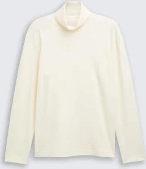 TOM TAILOR Herren Basic Rollkragenshirt, braun, Uni, Gr. L