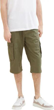 Tom Tailor Herren Bermuda Short PRINTED MAX OVERKNEE - Relaxed Fit