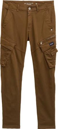 Tom Tailor Herren Cargohose TAPERED SWEAT CARGO - Mid Waist - Tapered Fit