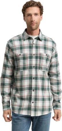 Tom Tailor Herren Freizeithemd COMFORT CHECKED SHIRT - Relaxed Fit