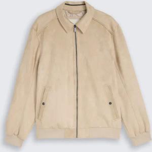 TOM TAILOR Herren Jacke in Wildleder-Optik, braun, Uni, Gr. XXXL