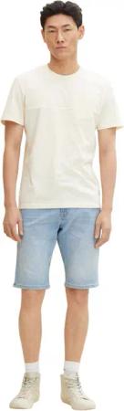Tom Tailor Herren Jeans Short JOSH Regular Fit - Grau - Blau