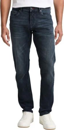 Tom Tailor Herren Jeans TTCURT TAPERED - Mid Waist - Straight Fit - Blau