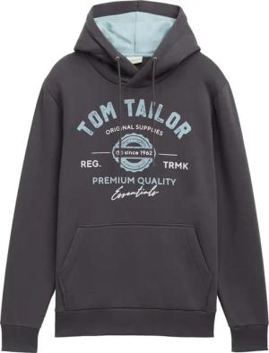 Tom Tailor Herren Kapuzenpullover PRINT - Regular Fit