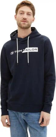 Tom Tailor Herren Kapuzenpullover PRINTED HOODIE - Regular Fit