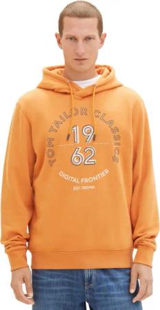 Tom Tailor Herren Kapuzenpullover PRINTED - Regular Fit