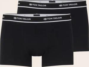 TOM TAILOR Herren Kurze Boxershorts im 2er-Pack, schwarz, Uni, Gr. XL/7