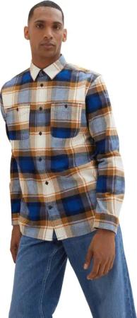 Tom Tailor Herren Langarm Hemd COMFORT CHECK - Regular Fit