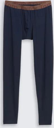 TOM TAILOR Herren Lange Unterhose, blau, Uni, Gr. L/6