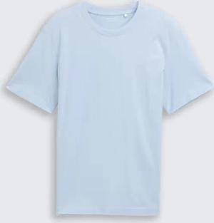 TOM TAILOR Herren Piqué T-Shirt mit Stretch, blau, Uni, Gr. XL