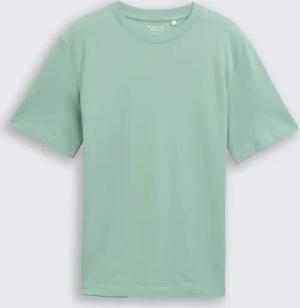 TOM TAILOR Herren Piqué T-Shirt mit Stretch, grün, Uni, Gr. XXXL