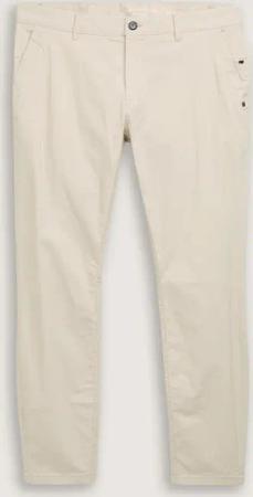 TOM TAILOR Herren Plus Size - Tapered Chino Hose, braun, Uni, Gr. 40/34