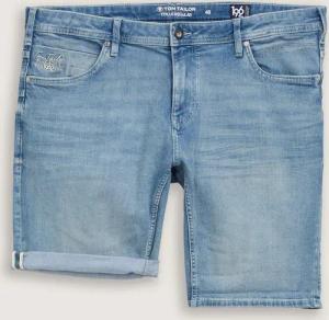 TOM TAILOR Herren Plus Size - TTPLUS REGULAR FIT Jeans Shorts, blau, Uni, Gr. 42