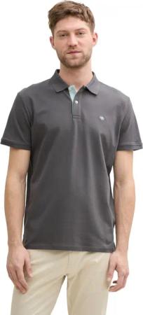 Tom Tailor Herren Poloshirt BASIC CONTRAST
