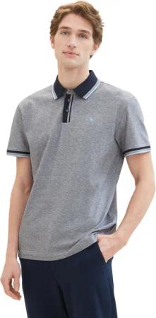 Tom Tailor Herren Poloshirt DETAILED COLLAR - Regular Fit
