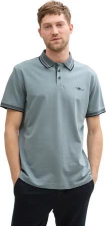 Tom Tailor Herren Poloshirt POLO WITH PRINT - Regular Fit