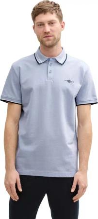 Tom Tailor Herren Poloshirt POLO WITH PRINT - Regular Fit