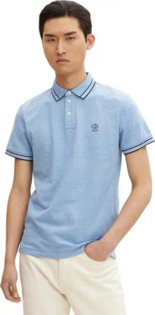 Tom Tailor Herren Poloshirt TWOTONED