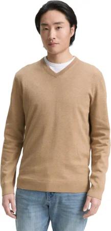 Tom Tailor Herren Pullover BASIC V-NECK KNIT - Relaxed Fit