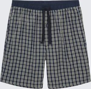 TOM TAILOR Herren Pyjama-Shorts aus Baumwolle mit Karomuster, grün, Kariert, Gr. 50