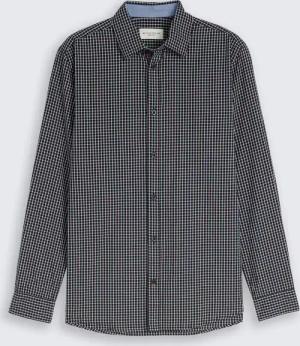 TOM TAILOR Herren Regular Fit Hemd mit Karomuster, blau, Kariert, Gr. L